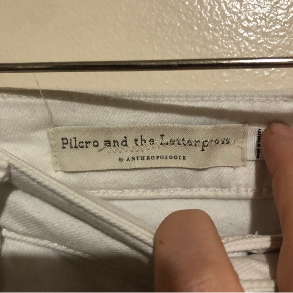 Anthropologie distressed high rise skinny jeans size 27. - Picture 6 of 16